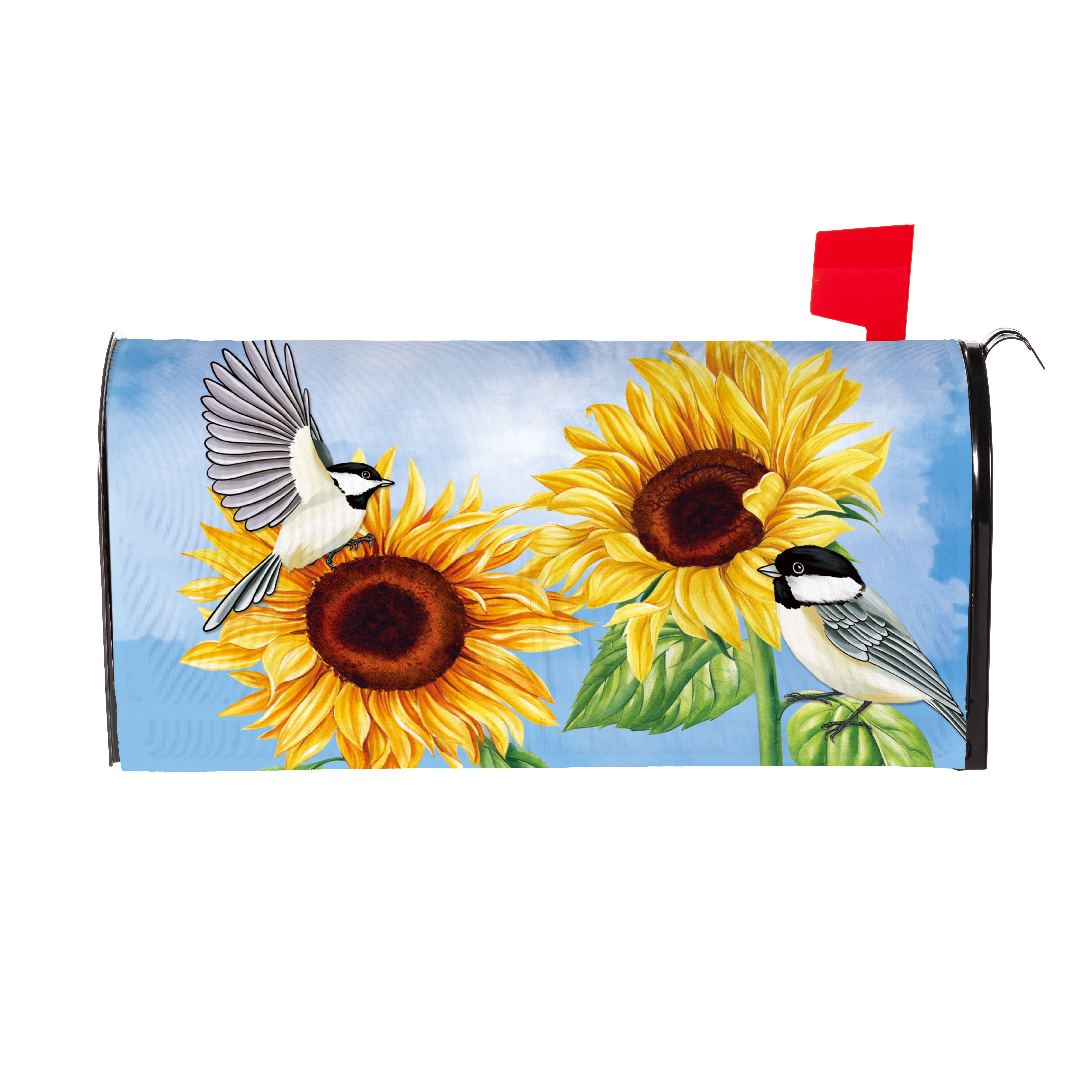 Sunflower & Chickadee Mailbox Cover