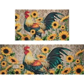 Mohawk Home Farm Friends Rooster Comfort Kitchen Mat, 18