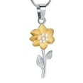thumbnail image 1 of Sunflower Cremation Jewelry for Ashes Holder Urn Necklace for Ashes of Loved One Memorial Jewelry, 1 of 5