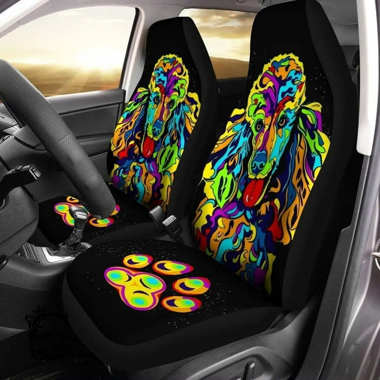 Poodle Car Seat Cover (Set of 2) Poodle Car Seat Cover (Set of 2)