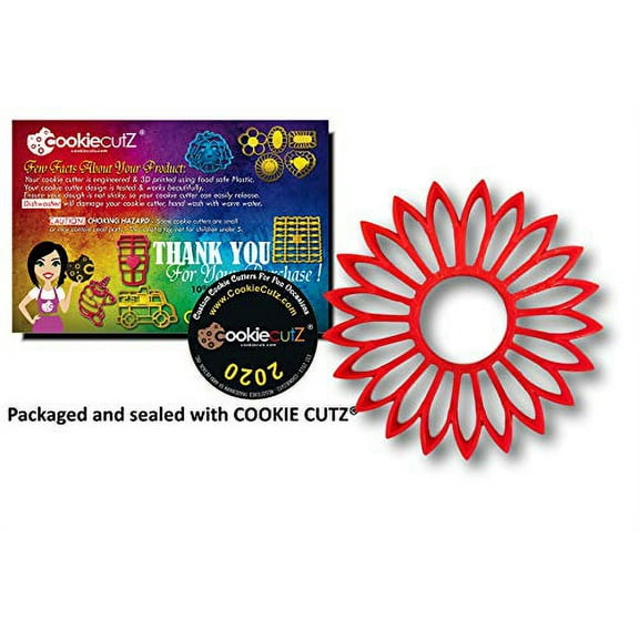 Sunflower/Daisy Cookie Cutter- Fast Shipping - Sharp Edges - Exceptional Quality