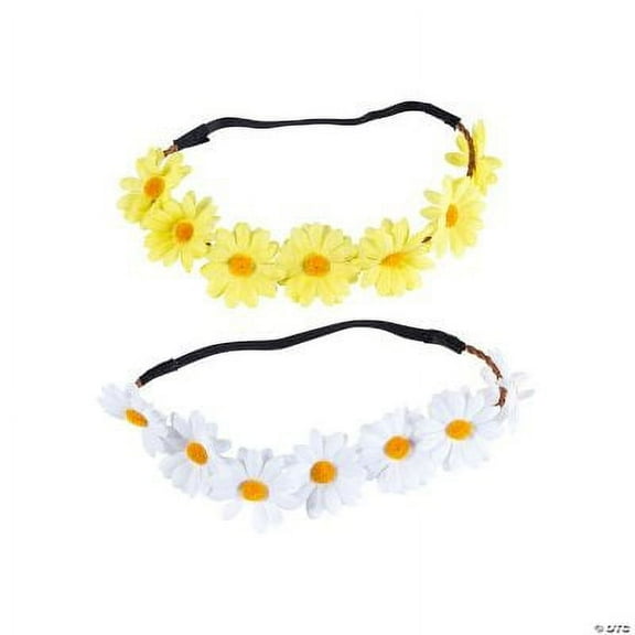 Sunflower & Daisy Flower Crowns, Birthday, Apparel Accessories, 6 Pieces