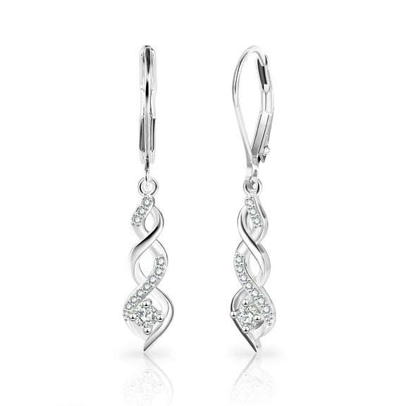 Sunflower/Dasiy/Paw Print/Infinity Earrings 925 Sterling Silver Dangle Earrings for Women