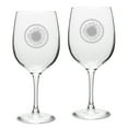 thumbnail image 1 of Sunflower Deep Etched Classic Red Wine Glass Set of 2, 1 of 1