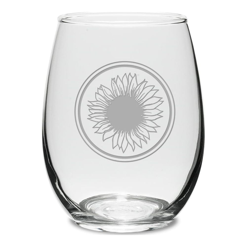 wine glass sets Viski Insulated Double Walled Stemless Wine Glasses, Drinking Glass with  Cut Crystal Design, Home Bar Accessories, Glassware, 13 oz, Set of 2, Clear