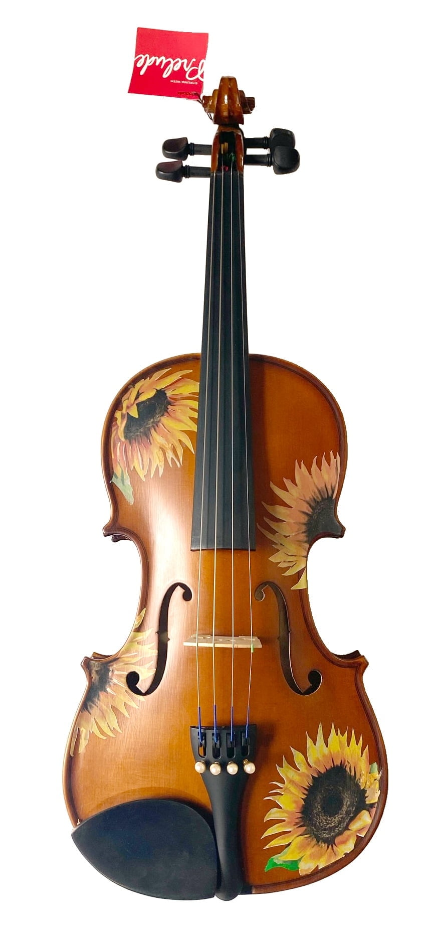 Rozanna's Violins Sunflower Deluxe Violin Outfit, 1/4 Size, Pearl fine tuners, Collectible, New, Right-Handed, Advanced
