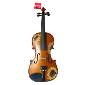 Rozanna's Violins Sunflower Deluxe Violin Outfit, 1/4 Size, Pearl fine tuners, Collectible, New, Right-Handed, Advanced