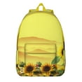 thumbnail image 1 of Sunflower Design Bookbag for School College Teens Adults, Large Capacity Backpack with Laptop Sleeve, Durable Commuting Travel Bookbag, Floral Flowers Print Unisex Gift Idea for Work or College, 1 of 5