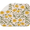 thumbnail image 1 of Sunflower Design Kitchen Dish Drying Mat, Foldable Microfiber Rack Pad, Absorbent 18x24 Inch Counter Mat for Daily Use, 1 of 4