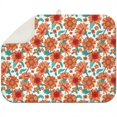 thumbnail image 1 of Sunflower Design Microfiber Dish Drying Pad, Foldable Kitchen Mat 18x24 Inch, Absorbent Floral Rack for Countertops, 1 of 5