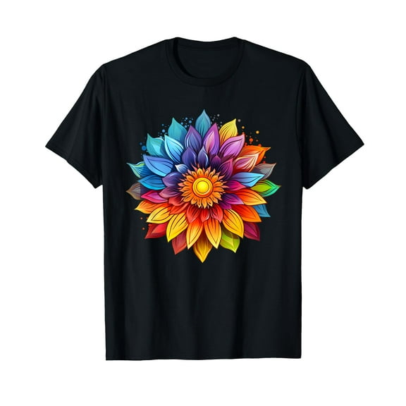 Sunflower Design for Women Men Flower Graphic Tee T-Shirt