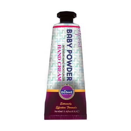 Sunflower Difeel Hand Cream, Baby Powder, 1.4 Fl Oz