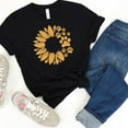 thumbnail image 1 of Sunflower Dog Paw Shirt, Puppy Paw, Cat Paw Tee, Dog Paw T-Shirt, Sunflower Shirt, Dog Mom Shirt, Animal Lover Shirt, 1 of 5
