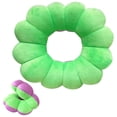 thumbnail image 1 of Stuffed Donut Pillow Sunflower Seat Cushion for Tailbone and Coccyx Pain, Hemorrhoids, Bed Sores, Pregnancy, Prostate, Surgery Recovery, Sitting Pressure Relief, for Home, Office and Car (Green), 1 of 5