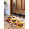 thumbnail image 1 of Sunflower Door Mat&nbsp;Indoor Outdoor Entrance, Non Slip Rug for Kitchen Bathroom Entryway Rug, Farmhouse Rose Floral Vintage Butterfly Washable Doormat Floor Mat for Office Home Decor 24x36 Inch, 1 of 8