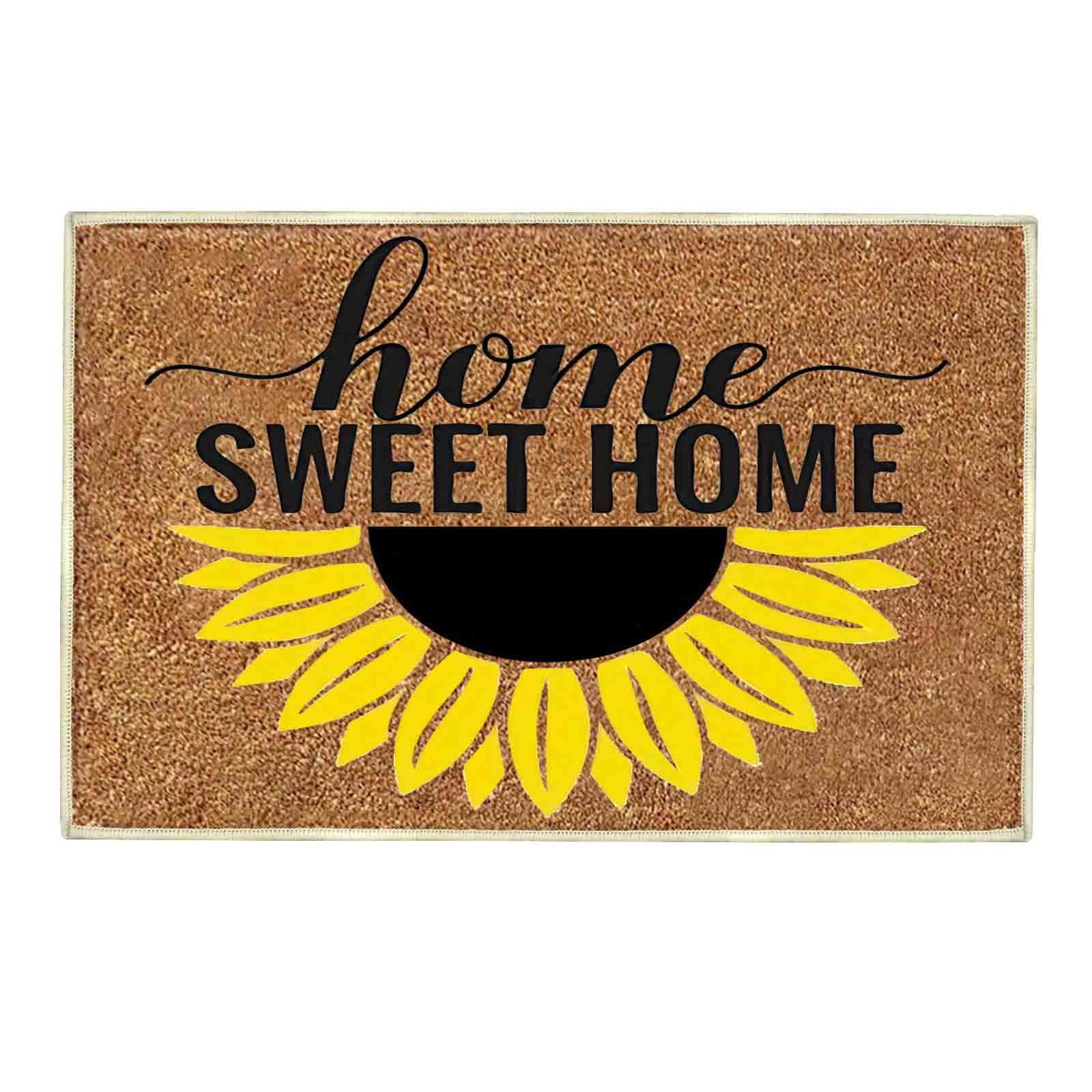 Sunflower Door Mats Sunflower Mat Outdoor Rug Sunflower Door