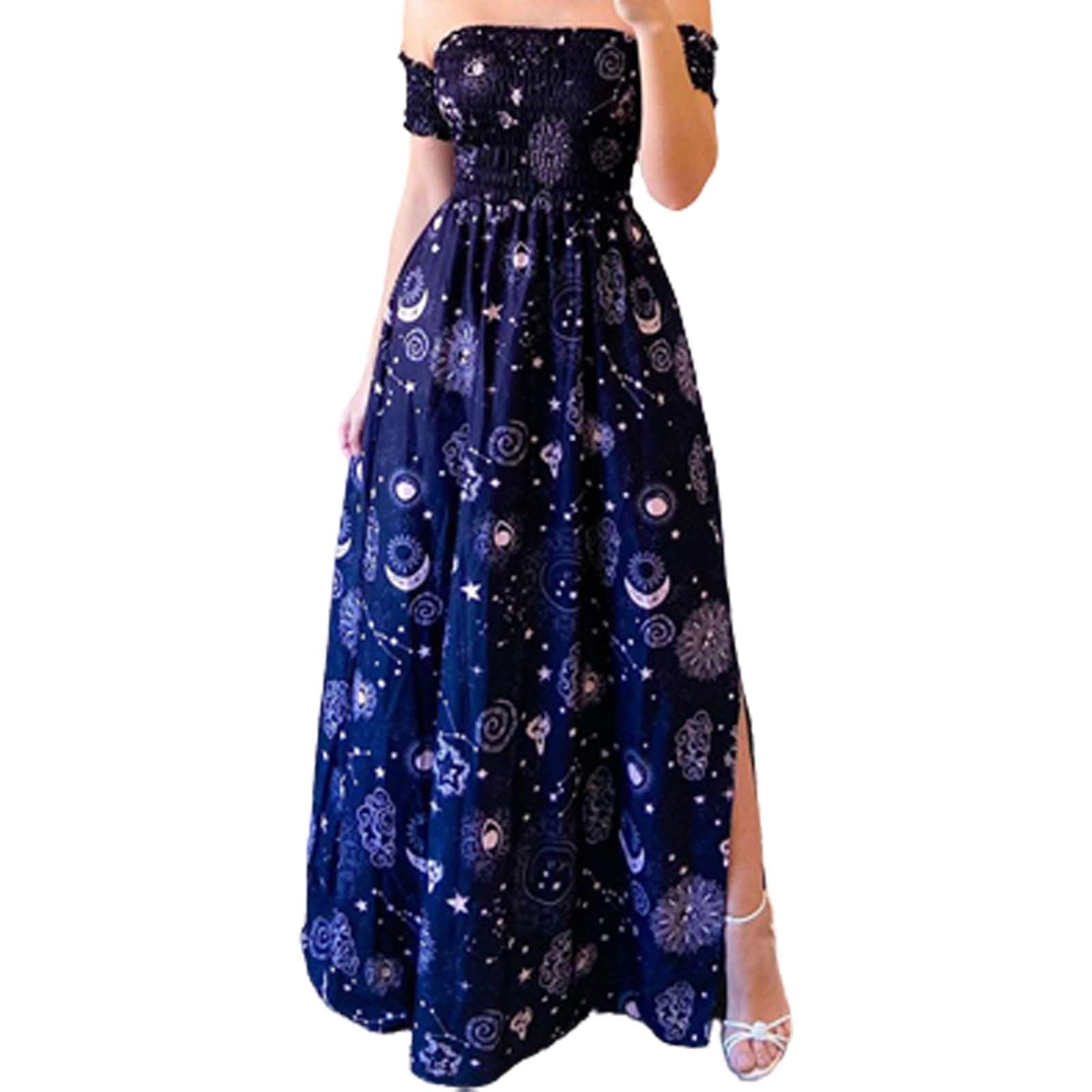 Sunflower Dress White Dress Women Halter Dress Gala Dresses For Women