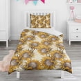 thumbnail image 1 of Sunflower Duvet Cover and Pillowcase Set for Single Bedding, Bedroom Accessories for Kids Teens, 1 of 5