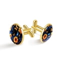 thumbnail image 1 of Sunflower Elegant Men's Cufflinks for Formal Attire Made of Stainless Steel Ideal for Business Meetings and Special Occasions, 1 of 6