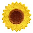 thumbnail image 1 of Sunflower Embroidered Iron On Patch, 1 of 2