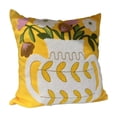 thumbnail image 1 of Sunflower Embroidery Throw Pillow, Textured Towel Design, Versatile Cushion for Sofa Reading Nook or Commuting Car Use, 1 of 6