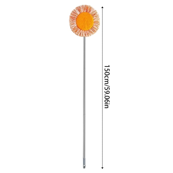 Sunflower Extra Long Duster Brush Multi Functional Cleaning Tool for Ceiling Dust Spider Web Removal High Reach Cleaner for Home Wall Corner