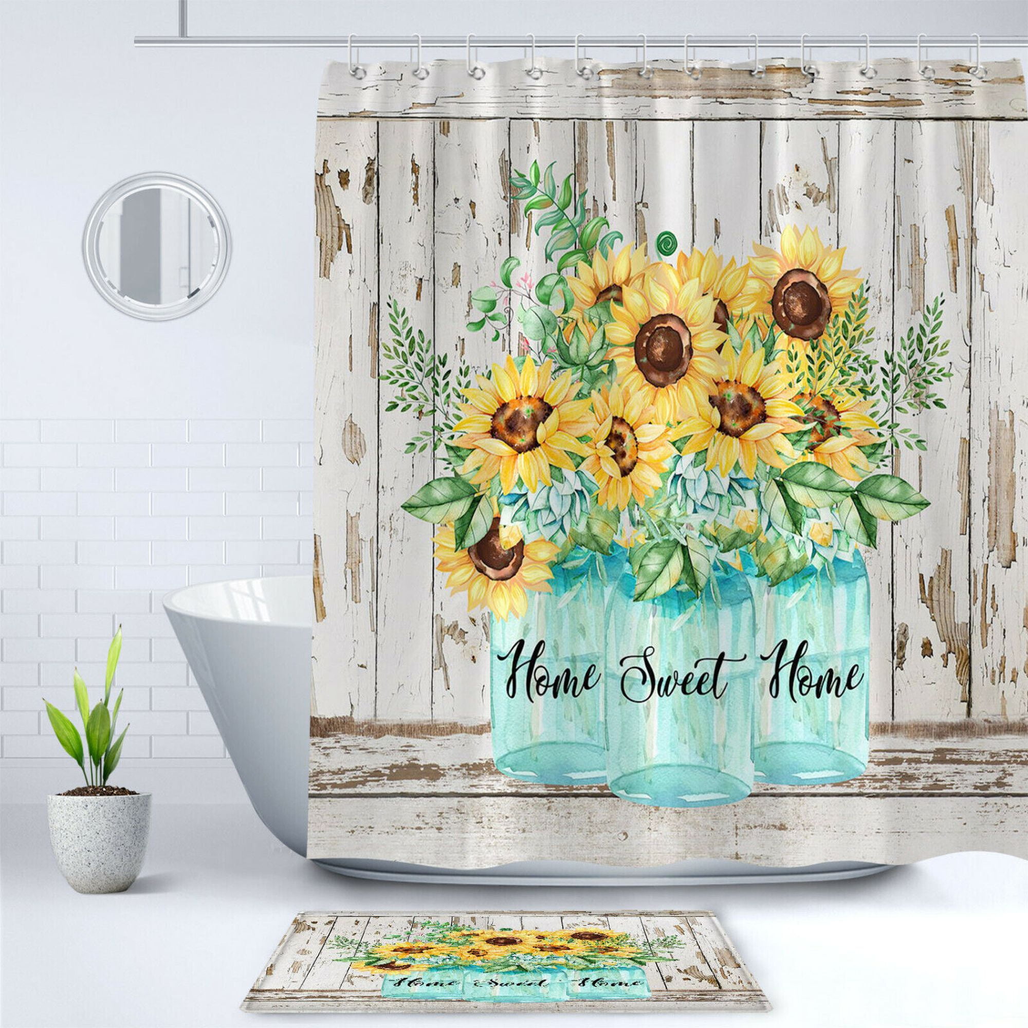 Sunflower Farmhouse Bath Collection: Create a Cozy Retreat with Rustic