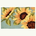 thumbnail image 1 of Sunflower Field 22 x 34 Polyester/ Hand Hooked Rug, 1 of 1