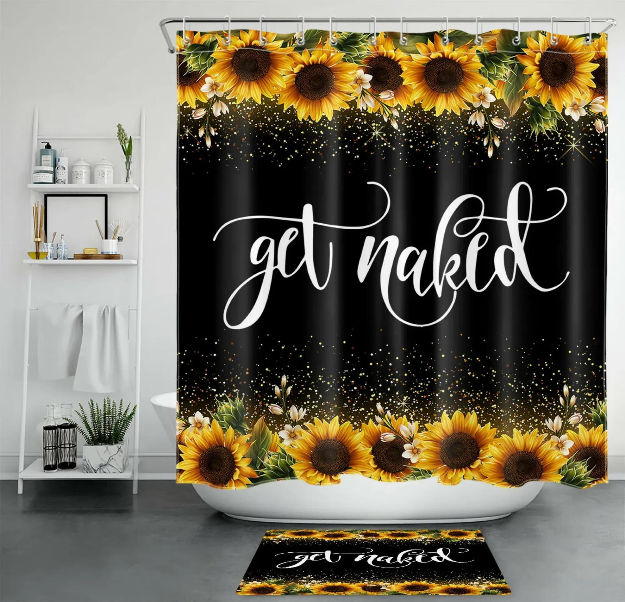 Sunflower Field Shower Curtain Transform Your Bathroom with