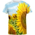 thumbnail image 1 of Sunflower Fields All Over Mens T Shirt Multi X-LG, 1 of 2