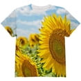 thumbnail image 1 of Sunflower Fields All Over Youth T Shirt Multi YLG, 1 of 2