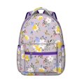 thumbnail image 1 of "Sunflower Floral Backpack - Durable & Spacious School Backpack for Women & Teens, Water-Resistant Fabric, Laptop Pocket, Ergonomic Straps, Perfect for Work, College, Wildflower Print Fashion", 1 of 6