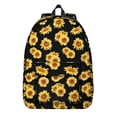 thumbnail image 1 of Sunflower Floral Backpack for School College or Work, Large Capacity Laptop Bookbag, Durable Everyday Backpack for Commuting and Travel, Flowers Design Unisex Gift Idea for Teens and Adults, 1 of 5