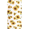 thumbnail image 1 of Sunflower Floral Beach Towel for Women Girls Adults, Oversized Lightweight Pool Swim Bath Shower Towel, Thin Quick Dry Sand Proof Sunflower Beach Towel Gifts, 1 of 5