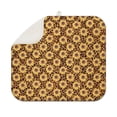 thumbnail image 1 of Sunflower Floral Kitchen Mat for Drying Dishes, Microfiber Absorbent Pad for Counter or Sink Use, Foldable 16x18 Inch, 1 of 6