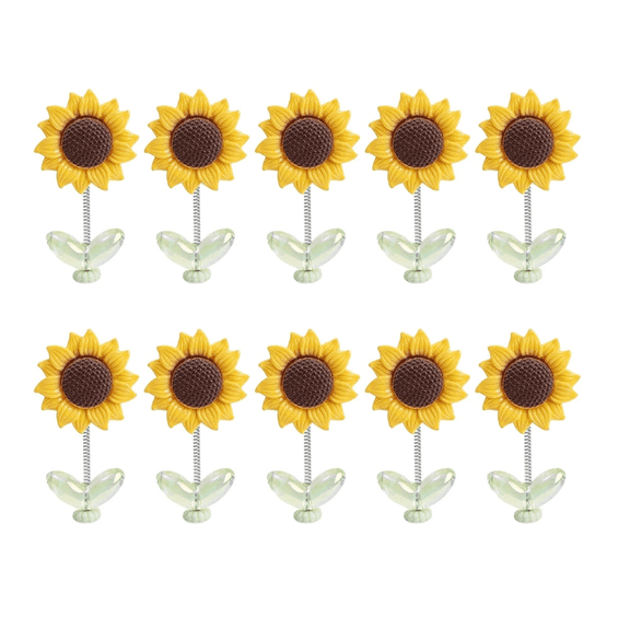 Sunflower Flower Car Decorations, Spring Cute Interior Decoration Supplies