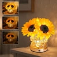 thumbnail image 1 of Sunflower Flower Lamp Gifts for Women, 3 Color Dimming Night Light for Womens Mom Her Daughter Christmas Anniversary Birthday Gifts, Bedroom Coffee Shop Decor Rechargeable Cordless Touch Lamp, 1 of 15