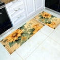 thumbnail image 1 of Sunflower Flower Plant Floral Boho Kitchen Rugs and Mats Bath Mat Non-Slip Kitchen Mat Doormat Runner, 1 of 6
