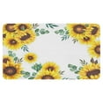 thumbnail image 1 of Sunflower Flowers on White Background (14) Welcome Door Mat Decorative Doormat Farmhouse Low-Profile Floor Rug Switch Mat for Home Indoor Outdoor Decorations 17 X 30 Inch, 1 of 6