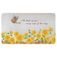 thumbnail image 1 of Sunflower Flowers on White Background (2) Door Mat 30 X 17 Inch Welcome Doormat Indoor Outdoor Entrance Floor Mat Non Slip Spring Summer Decor Rubber Mats, 1 of 6