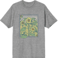 thumbnail image 1 of Sunflower Frame Crew Neck Short Sleeve Adult T-shirt-XXL-Heather Gray, 1 of 6