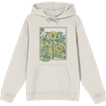 thumbnail image 1 of Sunflower Frame Long Sleeve Sand Adult Hooded Sweatshirt-Large, 1 of 3