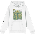 thumbnail image 1 of Sunflower Frame Long Sleeve White Adult Hooded Sweatshirt-XXL, 1 of 3