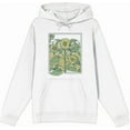 thumbnail image 1 of Sunflower Frame Long Sleeve White Adult Hooded Sweatshirt-XXL, 1 of 6