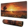 thumbnail image 1 of Sunflower Gaming Mouse Mat,Rectangle XX Large Non-Slip Rubber Gaming Mouse Pad with Stitched Edges, Office Mouse Pad for Women Men Kids, 31.5x15.7, 1 of 7