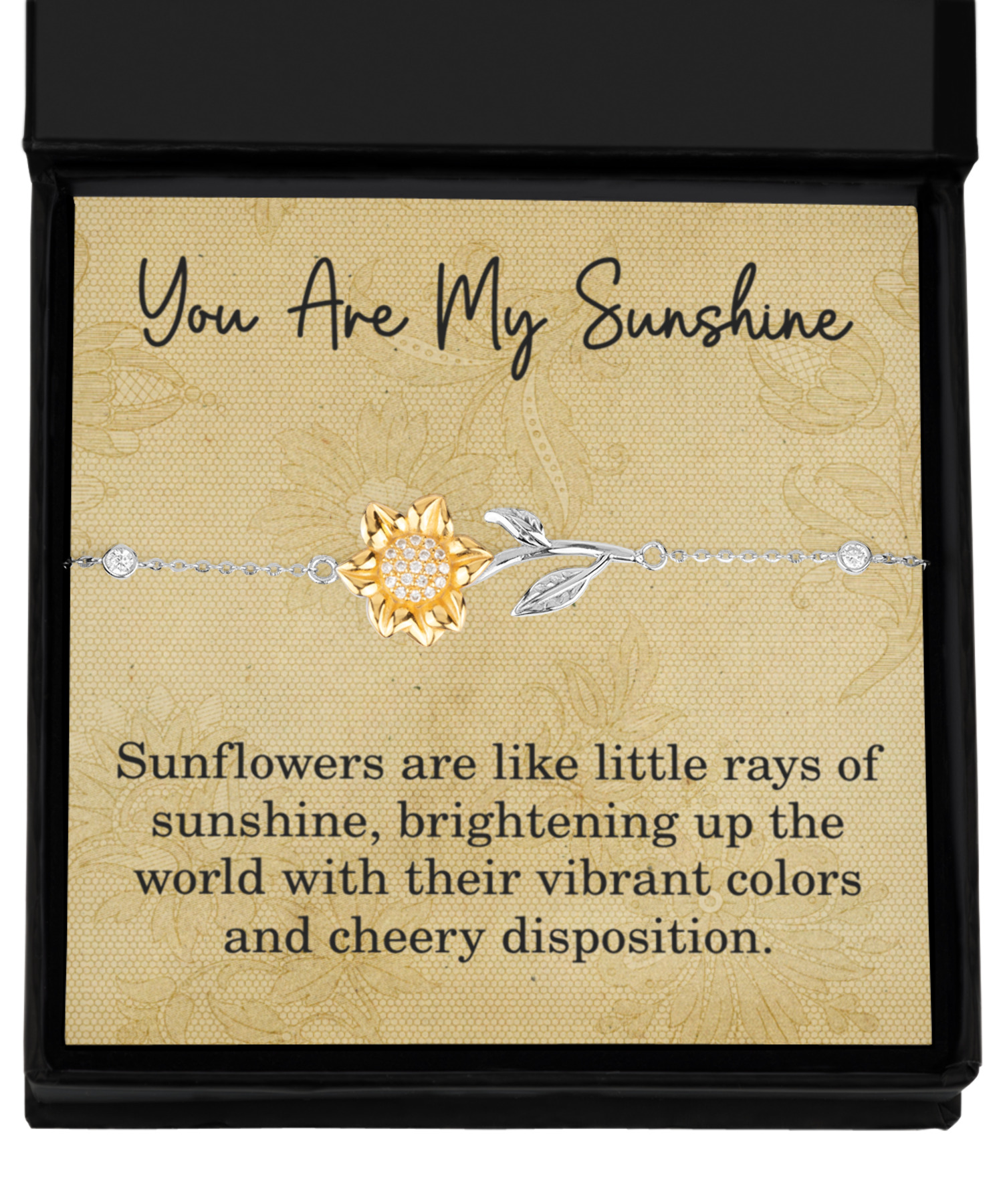 Sunflower Gift for Women Teen Girls Bracelet Sunshine Brightening Up ...