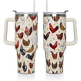 thumbnail image 1 of Sunflower Gifts Cup for Women Girls, 40oz Tumbler with Handle and Straw Lid, Stainless Steel Double Walled Insulated Mug Water Bottle, Sun Flowers Floral Lover Birthday Gift Idea, 1 of 6
