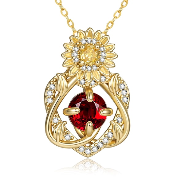 Sunflower Gifts for Women Sunflower Necklace for Women