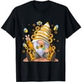 thumbnail image 1 of Sunflower Gnome With Bee Shirts Funny Hippie Gnome Lover T-Shirt, 1 of 5