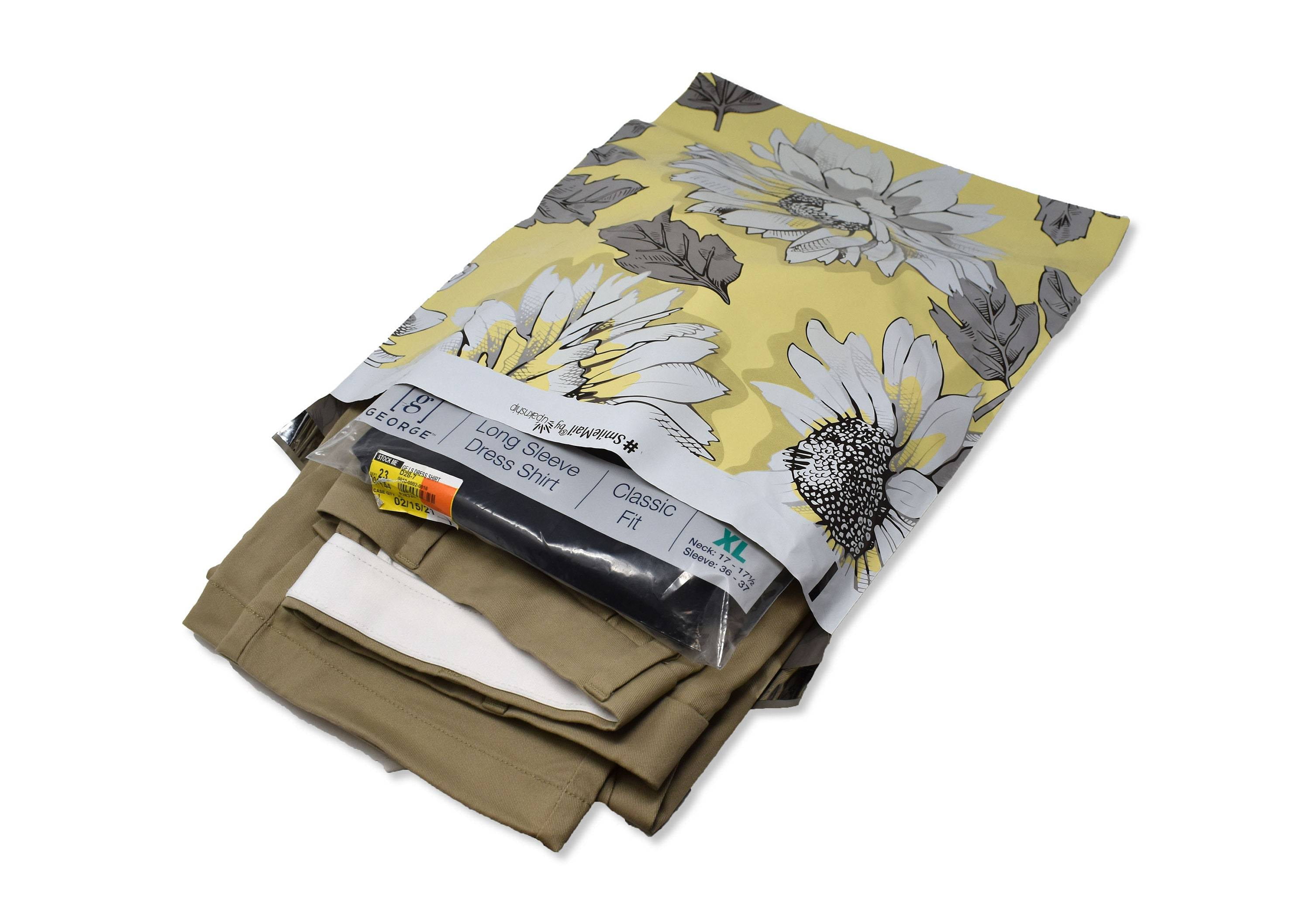 Sunflower Harvest Design Poly Mailers, Summer, Fall, Spring Pattern ...